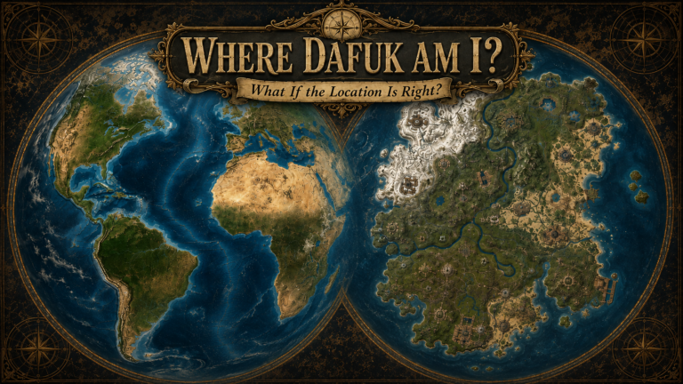 Where Dafuk Am I? What If the Location Is Right?
