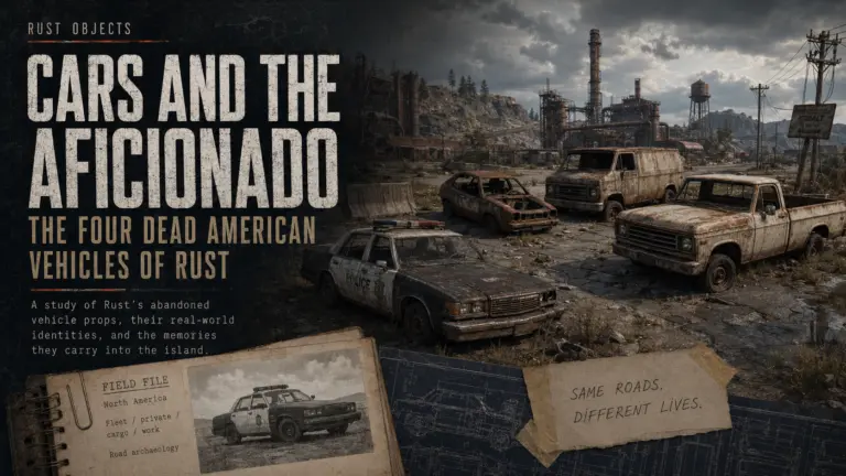 Cars and the Aficionado: The Four Dead American Vehicles of Rust