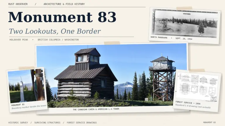 Monument 83: Two Lookouts, One Border